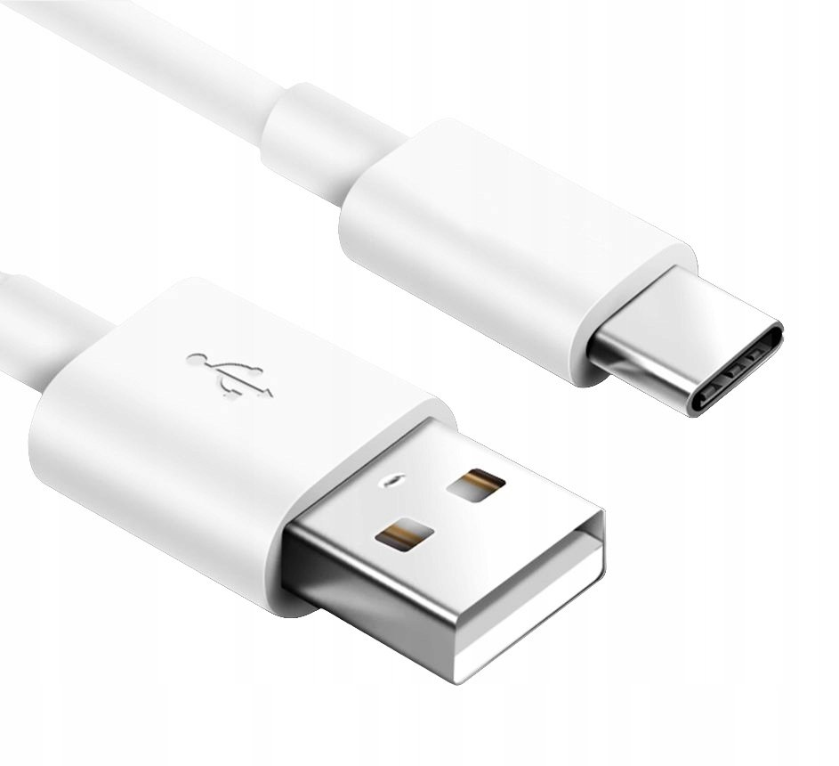 Kabel USB Interlook USB-A - USB-C 1 m Biały (5903726605335)