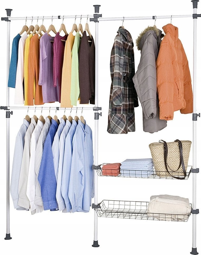 Wenko Teleskopowy organizer na ubrania HERKULES, WENKO