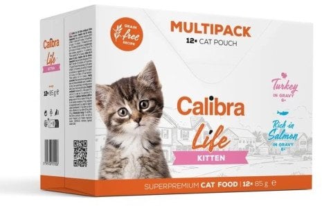 CALIBRA CAT lifepouch kittenmultipack 12x85g