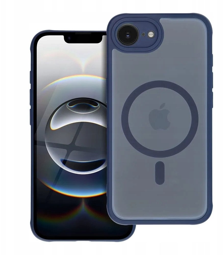 Futerał FULL MATTE MAG COVER kompatybilny z MagSafe do IPHONE 16 Pro niebieski