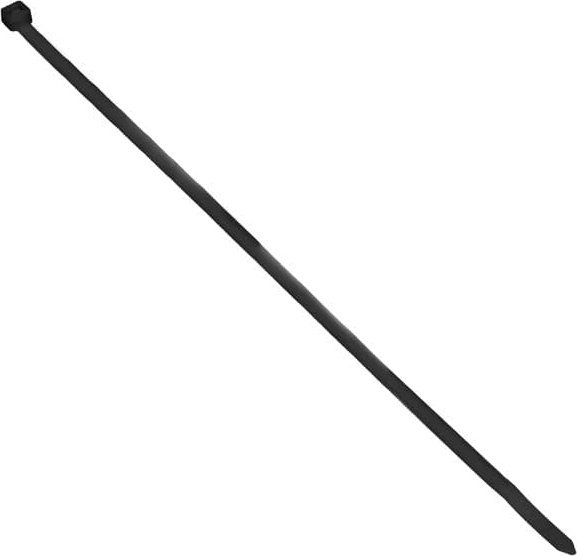 Orno Opaska kablowa, kolor czarny, odporna na UV, szerokość 4,8mm, długość 400mm, 100 sztuk.