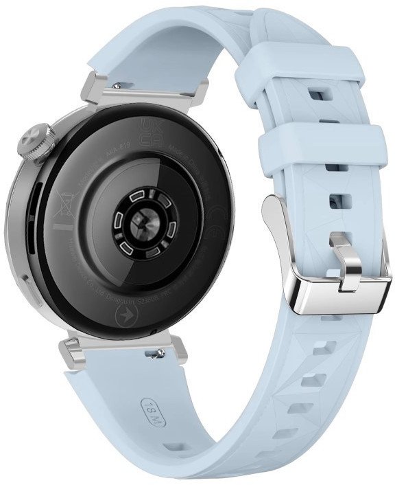 SILIKONOWY PASEK DO ZEGARKA 18MM / HUAWEI WATCH GT 4 / 5 41MM / 5 PRO 42MM NIEBIESKI