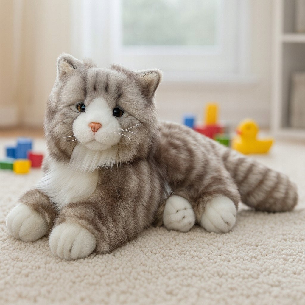 Kot norweski leżący 30cm 33321