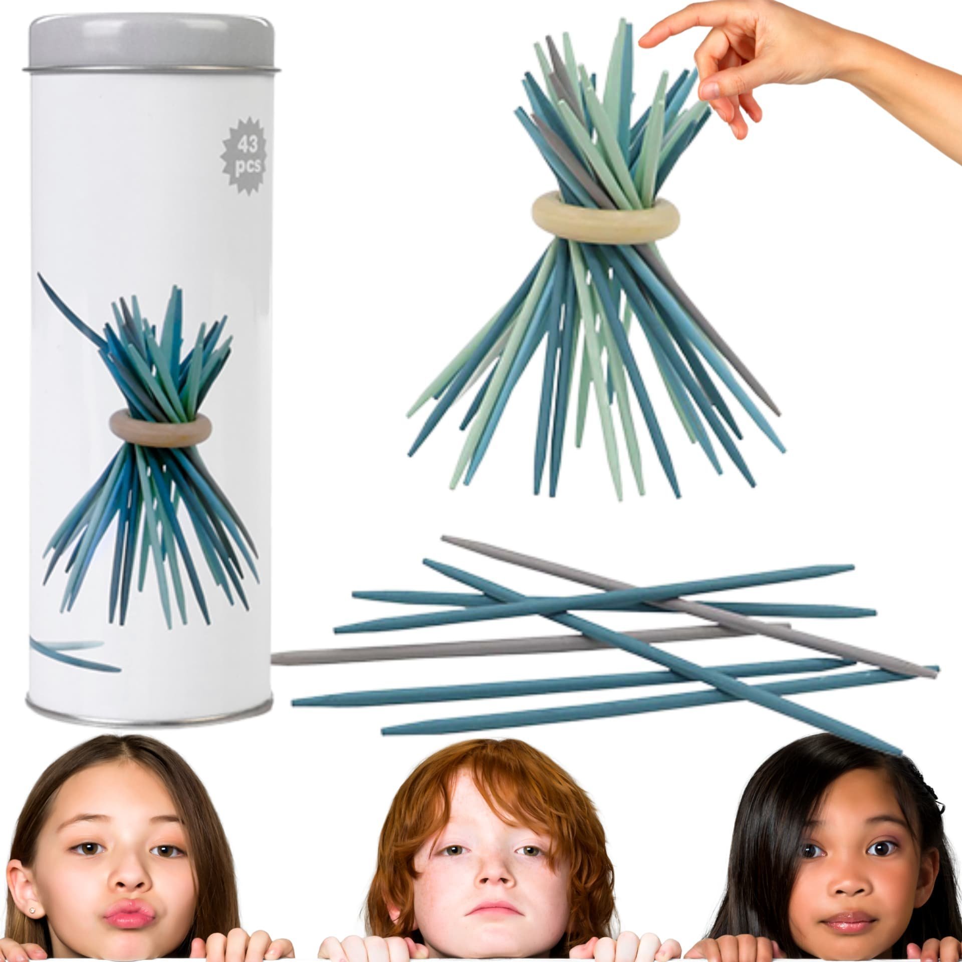 Artyk Gra zręcznościowa DREWNIANE BIERKI PATYCZKI DZIECI