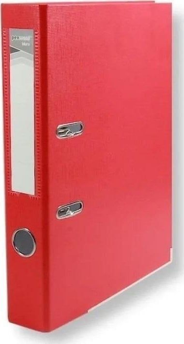 Segregator A4 z okuciem 5cm czerwony