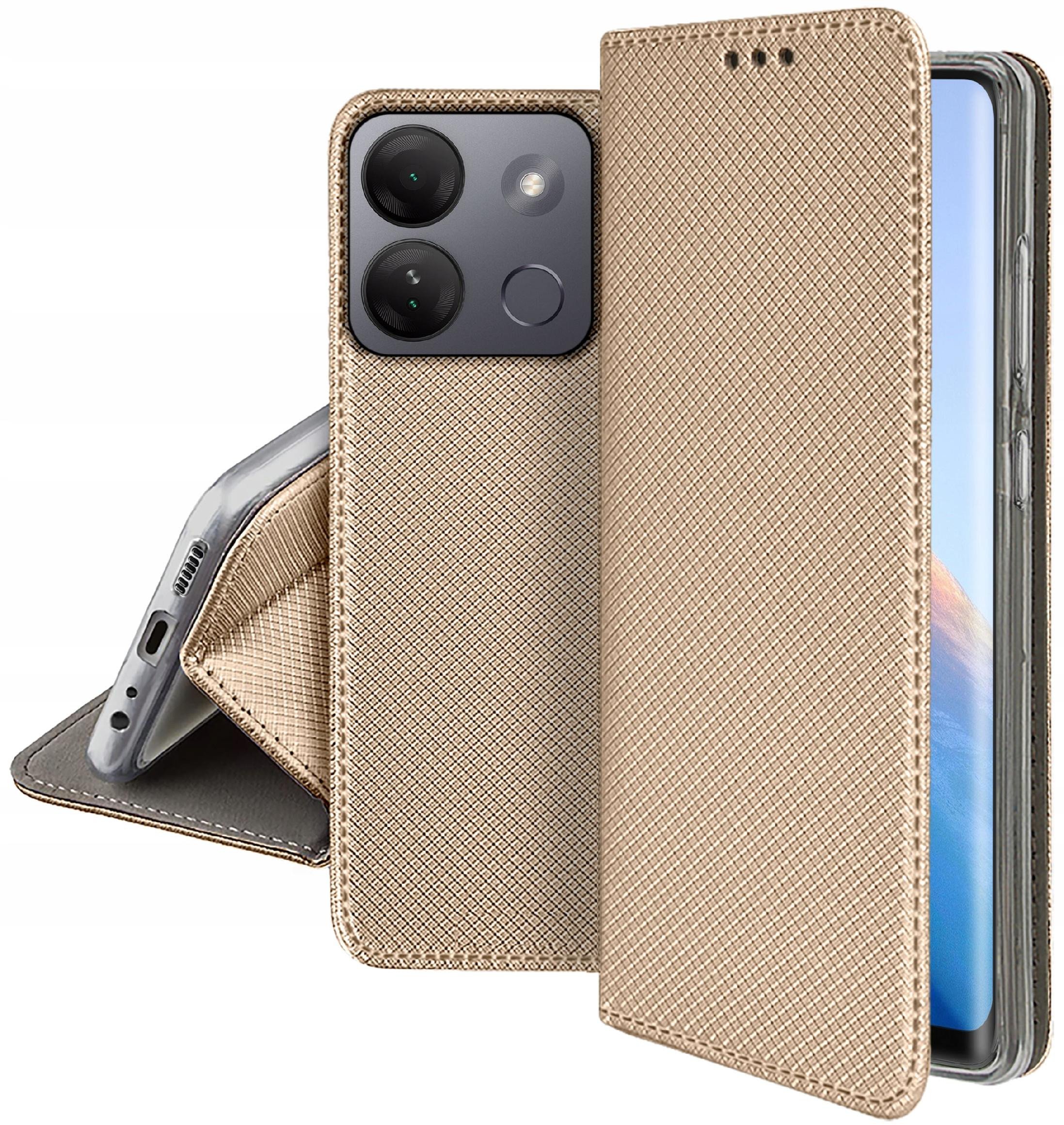 Etui do Infinix Smart 7 HD SMART MAGNET CASE PORTFEL + SZKŁO OCHRONNE 9H