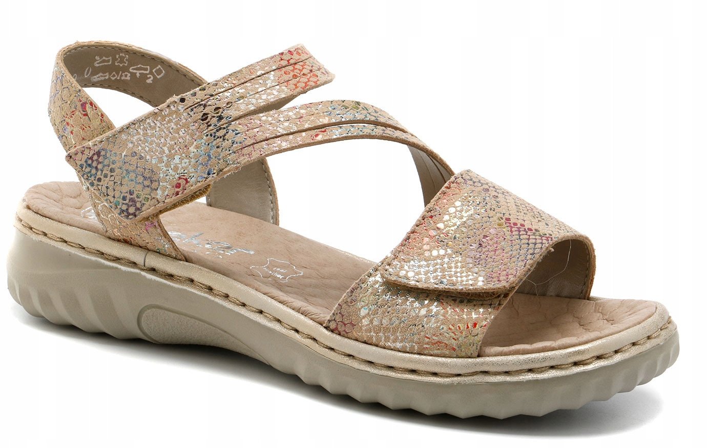 Rieker Sandals 60464-90 Beżowe 39