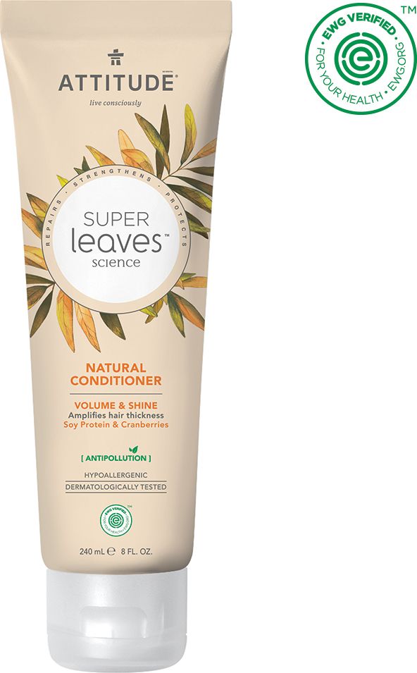 Attitude Odżywka do włosów nadająca objętość i połysk z Białkiem sojowym i Żurawiną, 240 ml