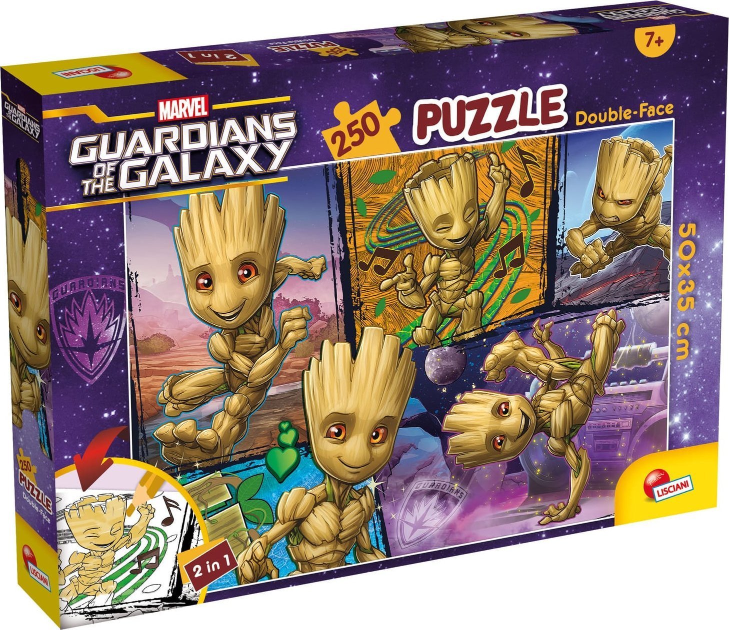 LISCIANI DISNEY MARVEL PUZZLE DF PLUS 250 EL. GROOT