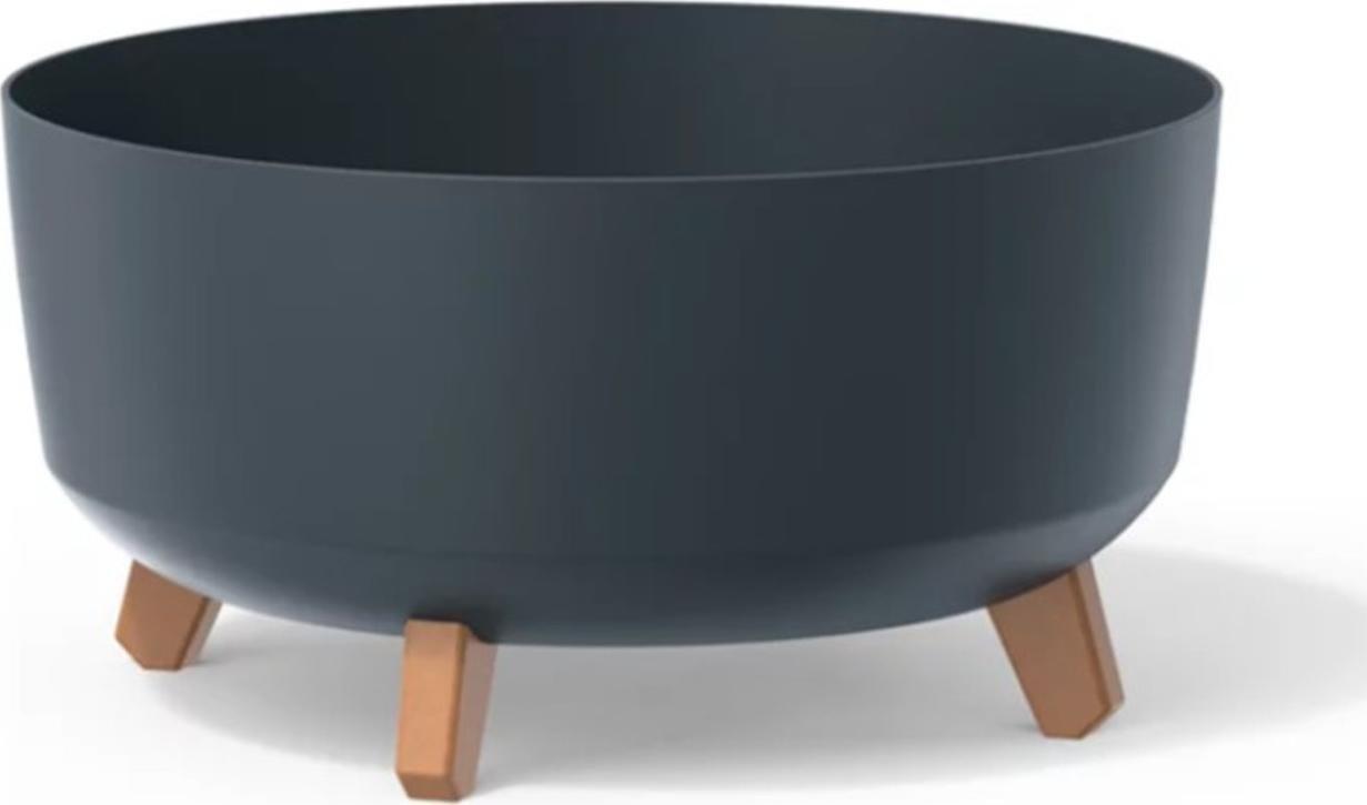 Prosperplast Doniczka Gracia Low DGRL400L antracytowa