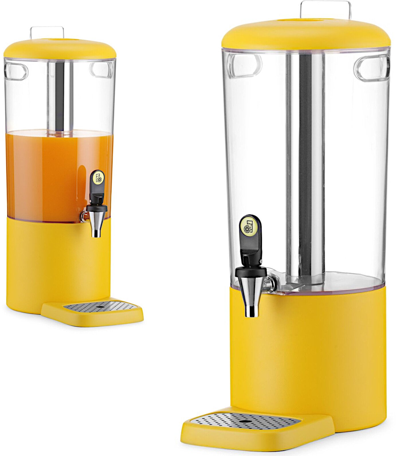 Hendi Dyspenser dozownik chłodzący do soków napojów UNIQ 8 l - żółty