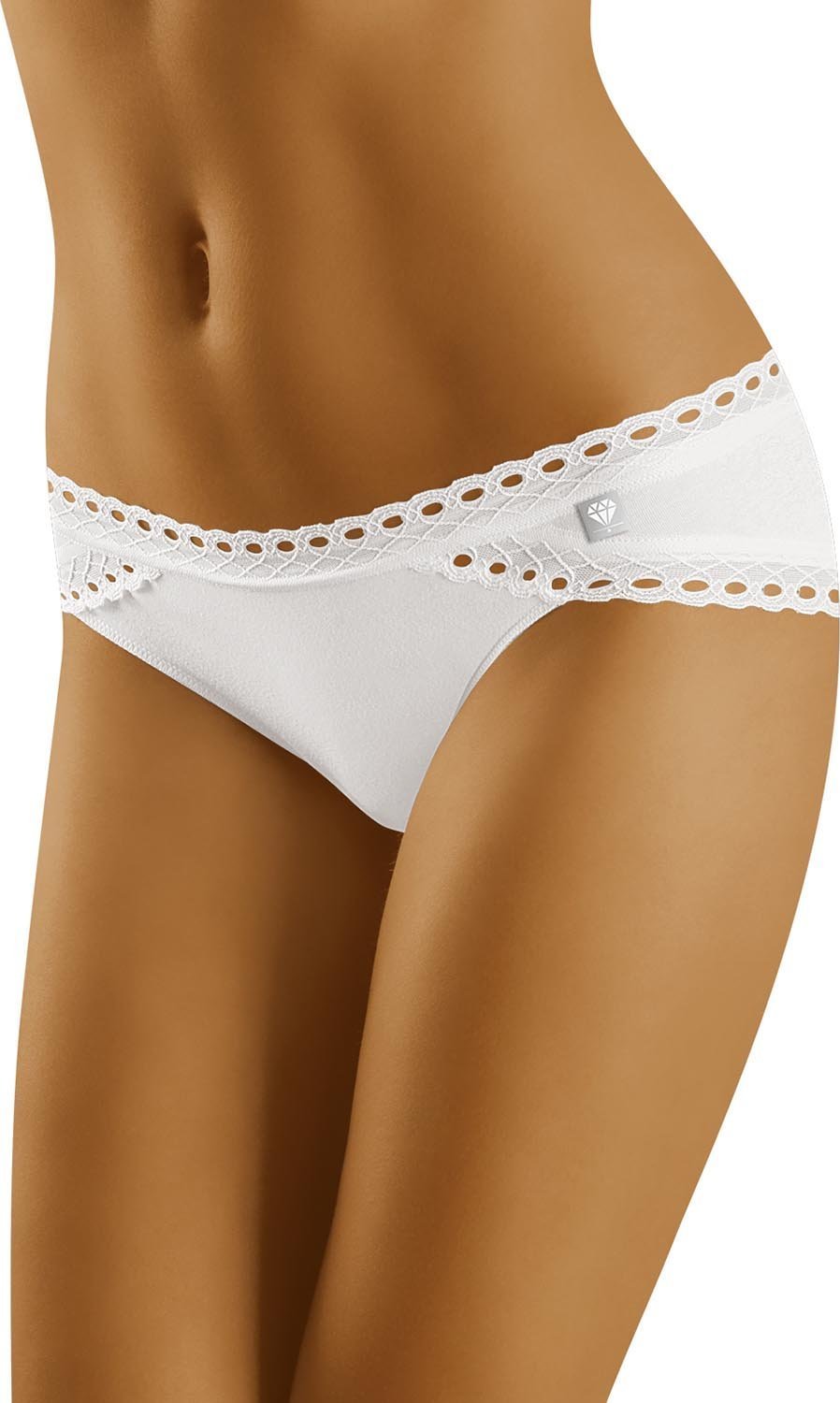 Wolbar Wol-Bar Diamond 3514 biały XL Majtki figi