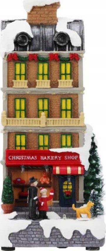 Dekoracja świąteczna Home Styling Collection Ruchoma świąteczna scenka Sklep z zabawkami