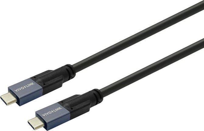 Kabel USB VivoLink USB-C - USB-C 7.5 m Czarny (PROUSBCMM7.5)