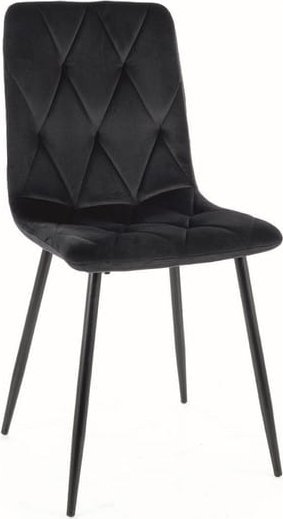 Signal Krzesło TOM VELVET czarne SIGNAL