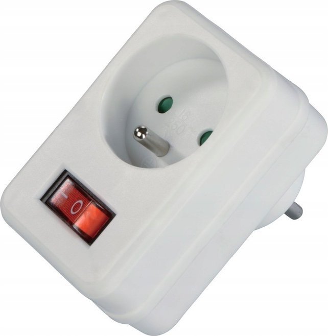 Hama Gniazdo sieciowe z wyłącznikiem