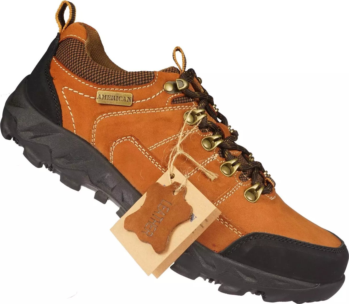 American Club Męskie obuwie przejściowe American Club MCY-110BR brązowe 42