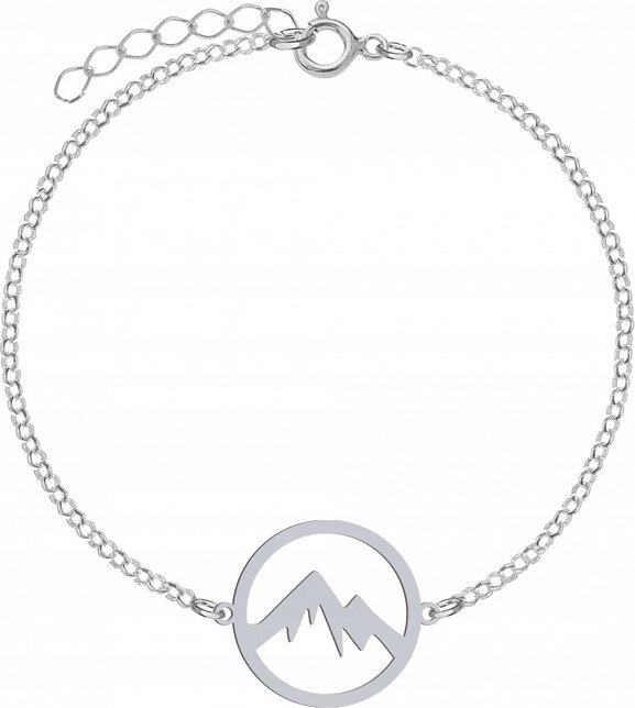 Radziszewska Jewellery Srebrna bransoletka GÓRY GRAWER GRATIS DEDYKACJA