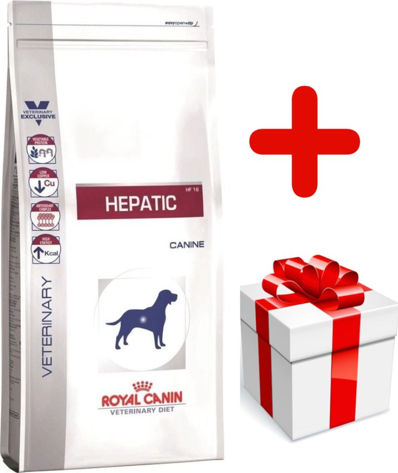 Royal Canin ROYAL CANIN Hepatic HF 16 12kg + niespodzianka dla psa GRATIS!