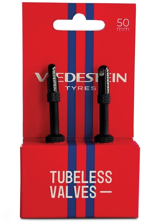 Zaworki tubeless VREDESTEIN TUBELESS VALVES 70mm, Czarne (NEW)
