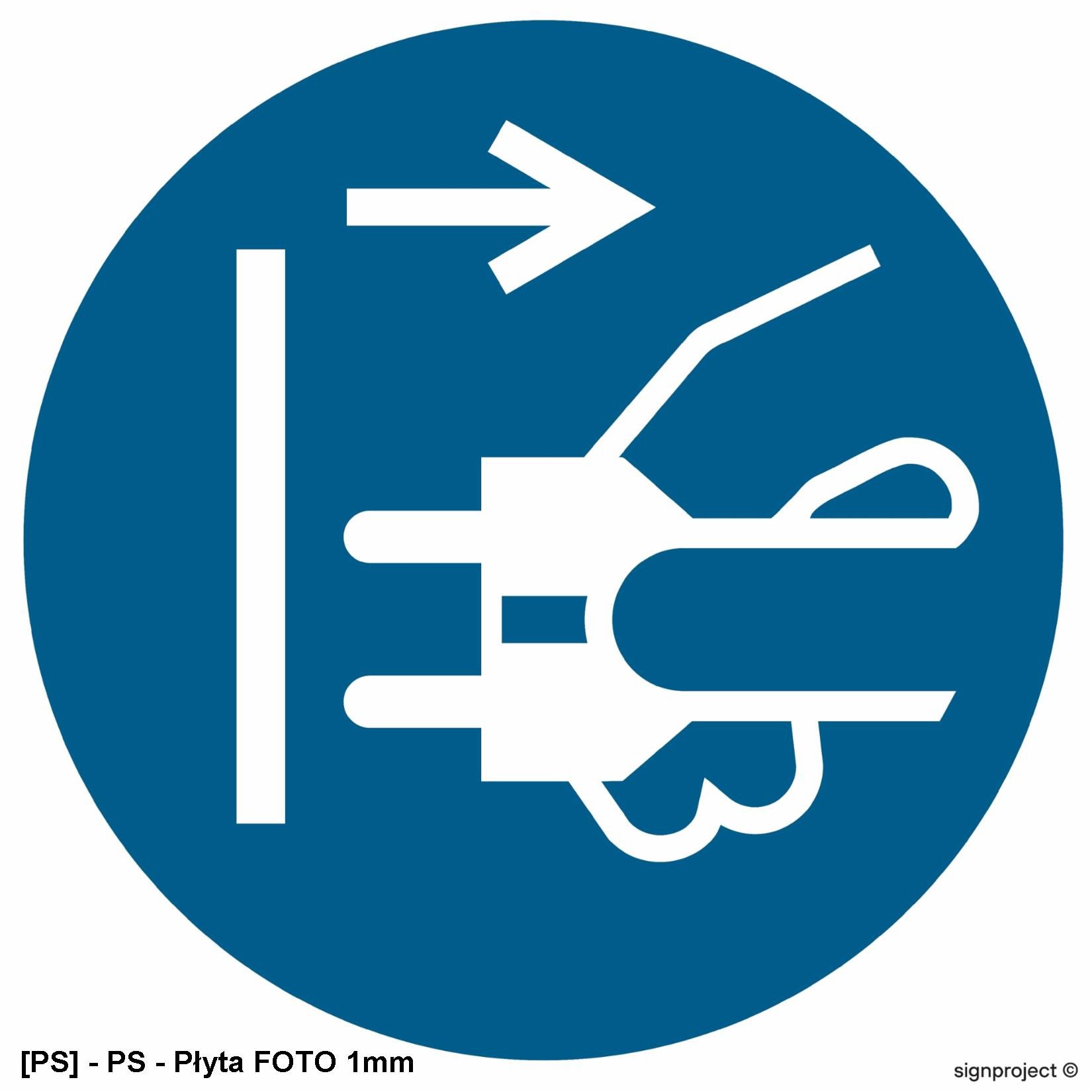 GJ006 - Nakaz odłączenia urządzenia od sieci elektrycznej 50x50