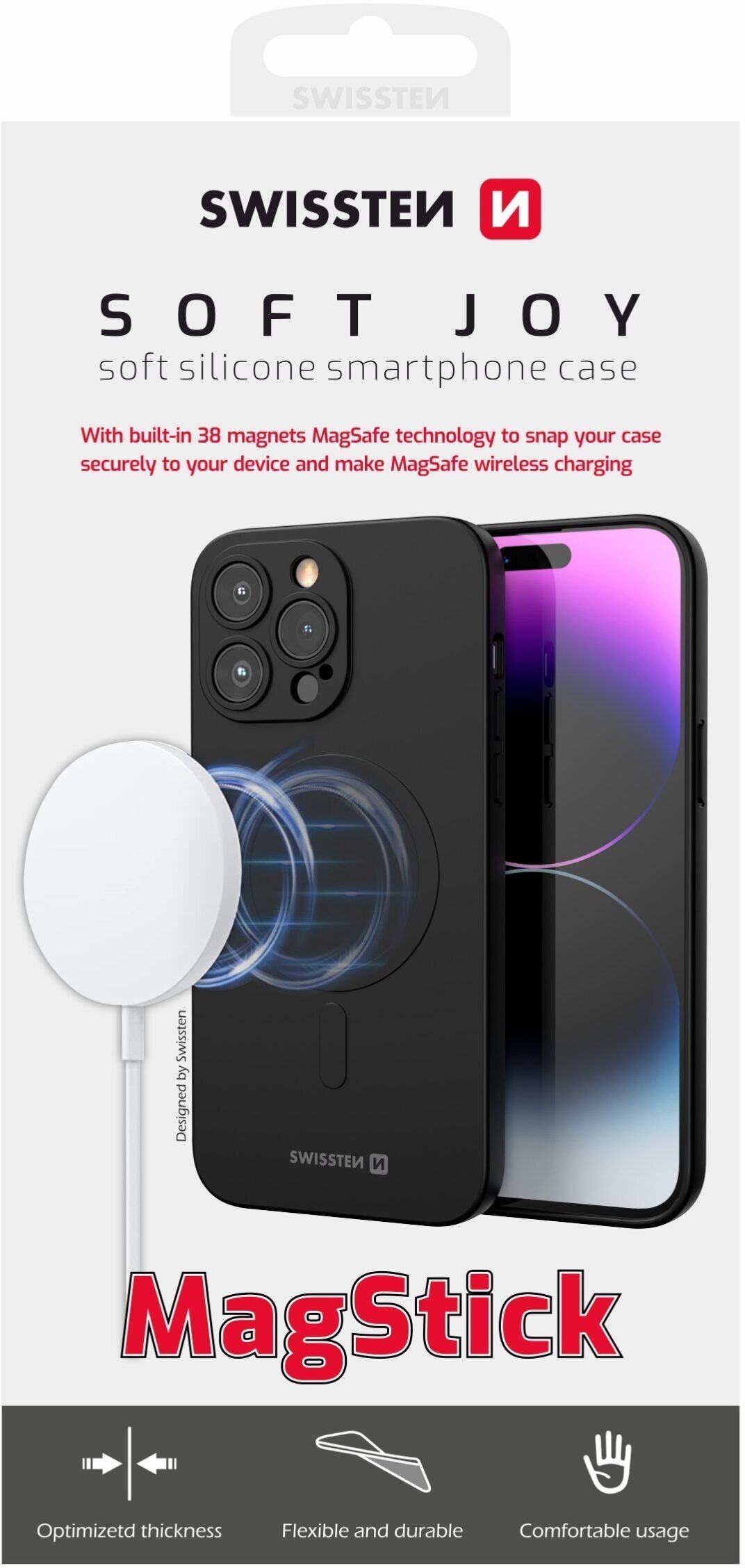 Soft Joy Case Magstick for Apple iPhone 17 Pro - Black
