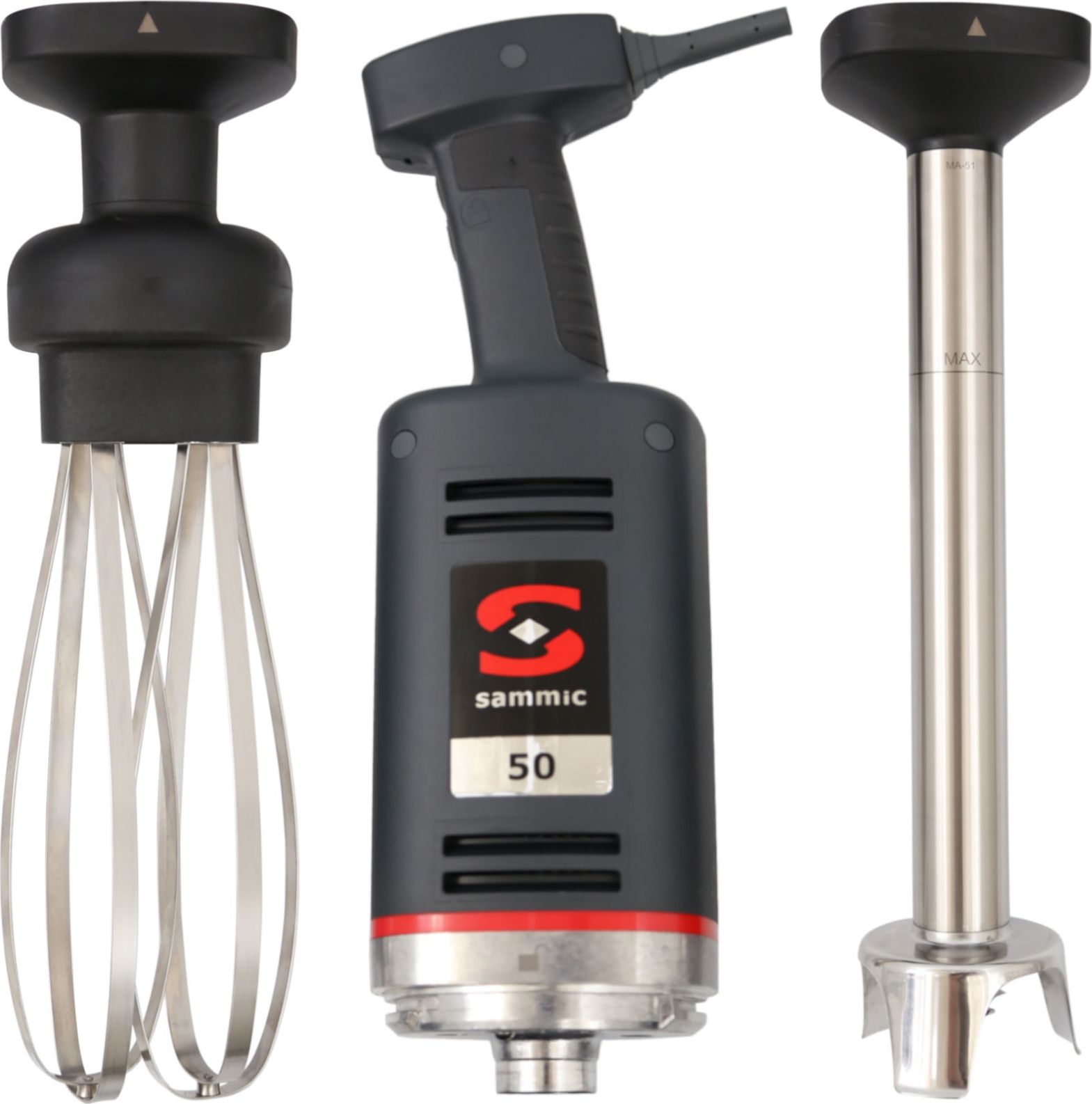 Sammic Mikser blender ręczny z ramieniem miksującym i ubijającym MB-51 570 W - Sammic 3030691 Mikser blender ręczny z ramieniem miksującym i ubijający