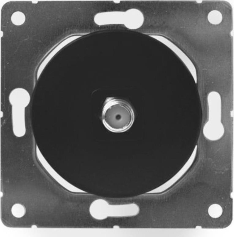 Electromalt ELECTROMALT OVAL GNIAZDO SATELITARNE SAT CZARNE