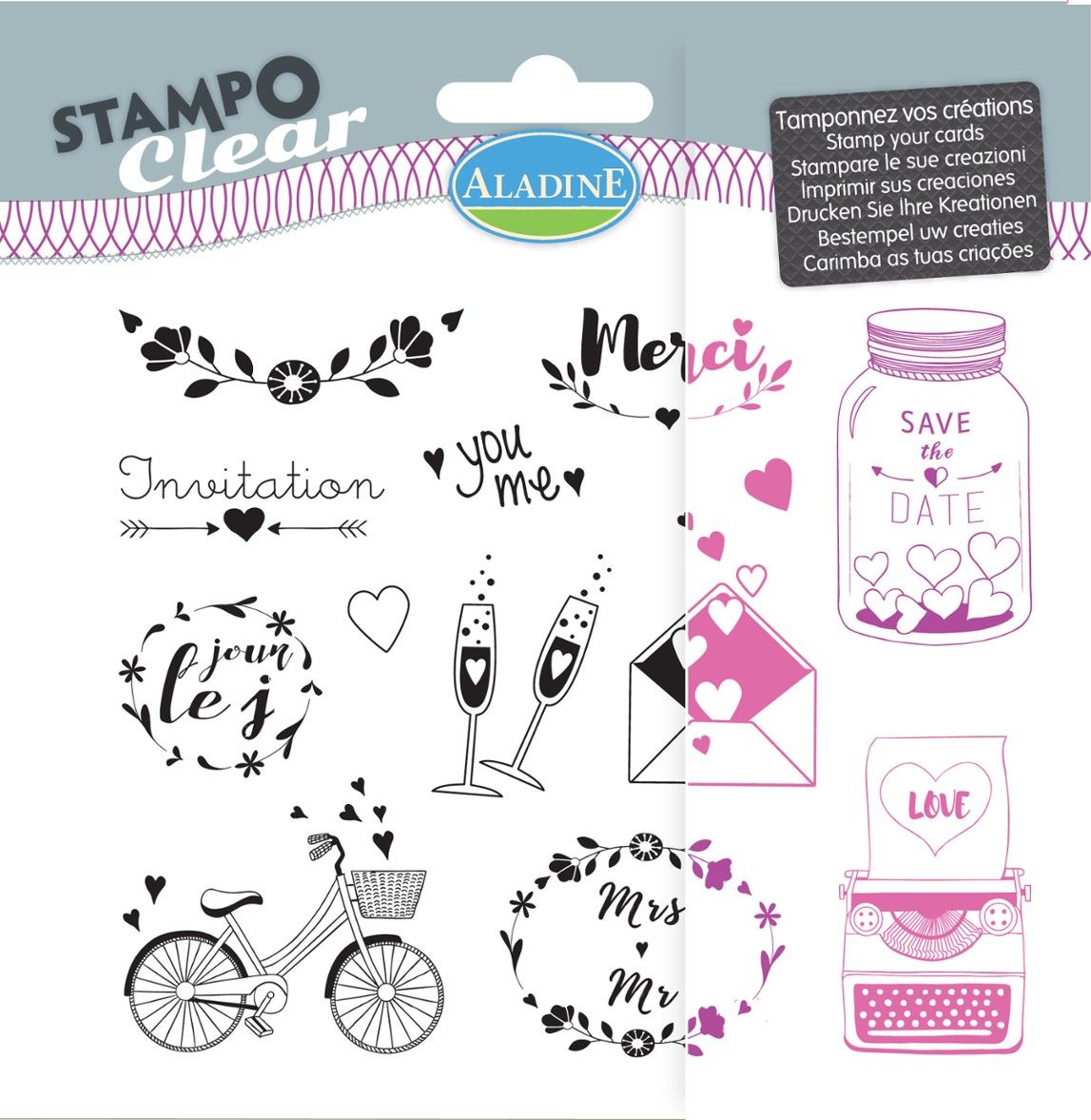 Aladine Stemple silikonowe Ślub