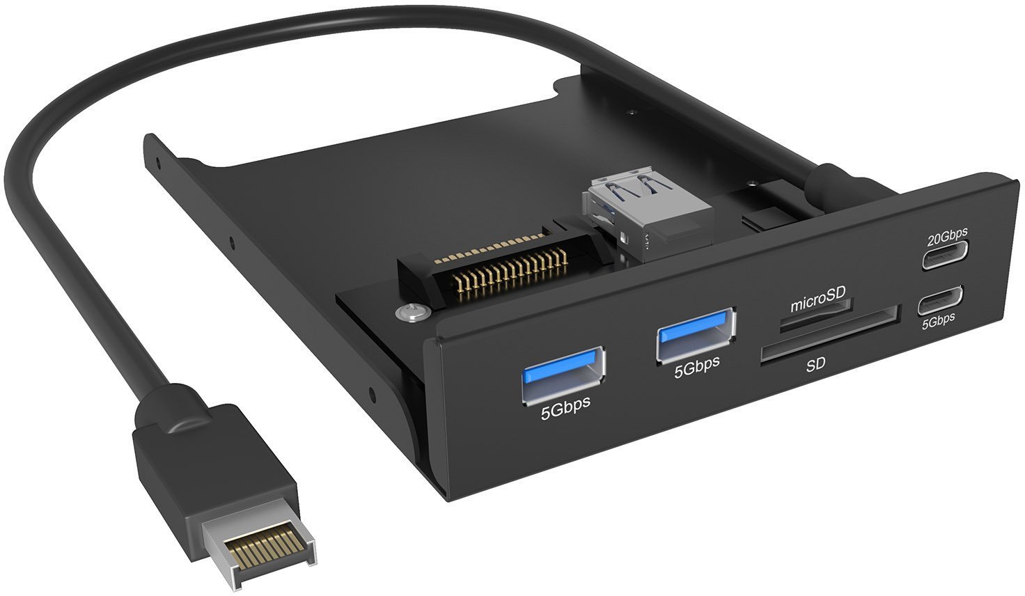 ICY BOX IB-HUB1419-i3 Front panel for 3.5 bay