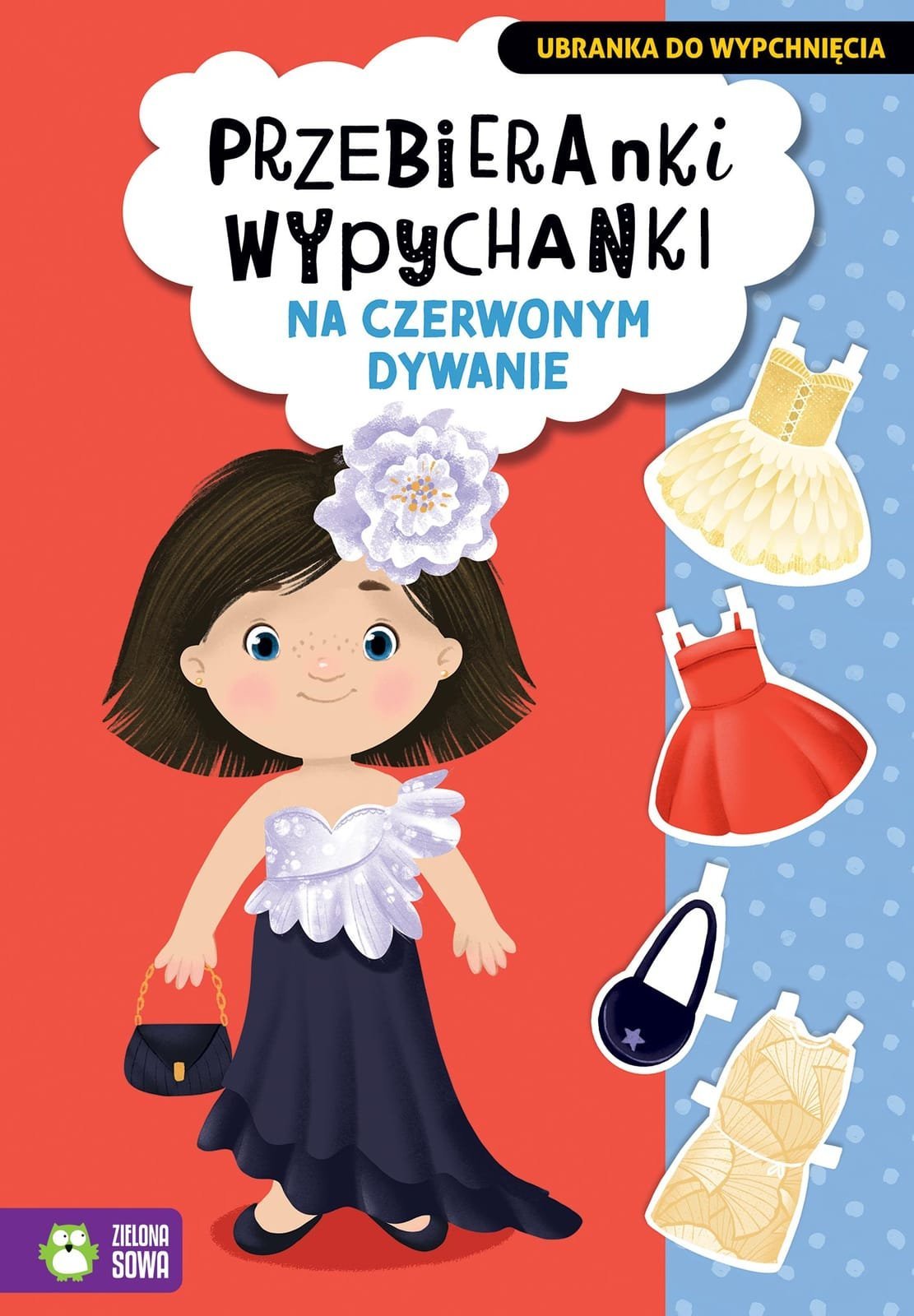 Zielona Sowa Przebieranki wypychanki Na czerwonym dy 97576