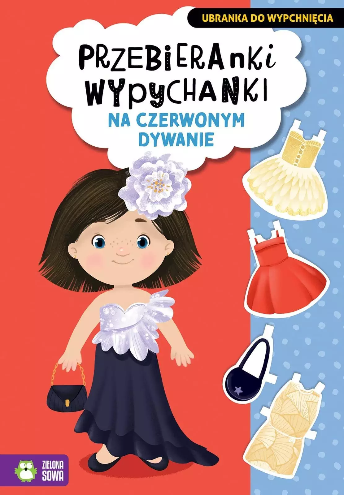 Zielona Sowa Przebieranki wypychanki Na czerwonym dy 97576