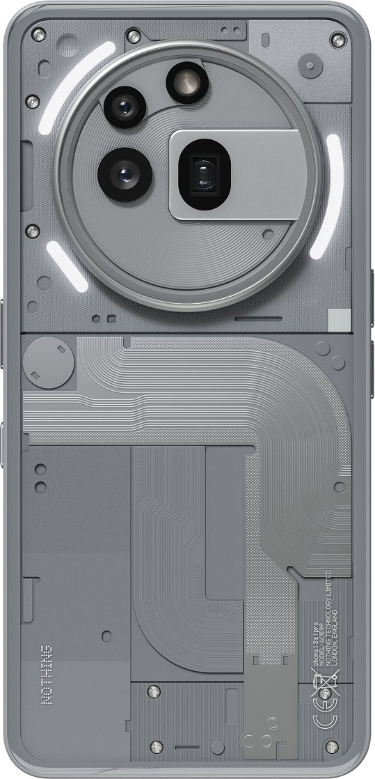 Nothing Phone (3a) Pro 17,2 cm (6.77") Dual SIM Android 15 5G USB Type-C 12 GB 256 GB 5000 mAh Szary