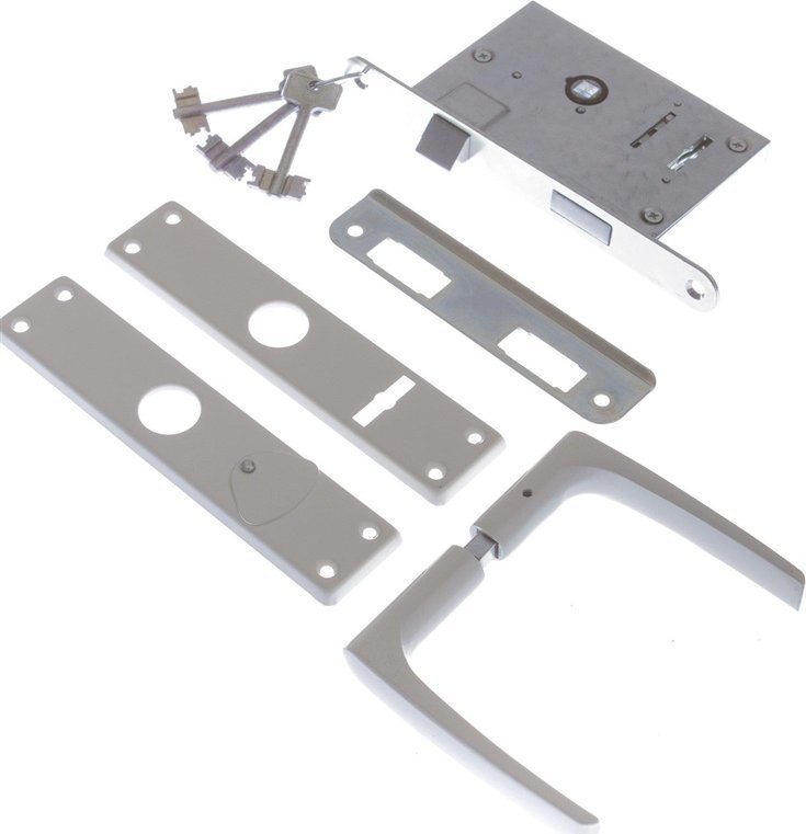 LOB MORTISE LOCK ZV9A-1 469Z-35804/2-DB WHI