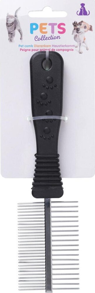 Koopman Grzebień dwustronny do pielęgnacji zwierząt