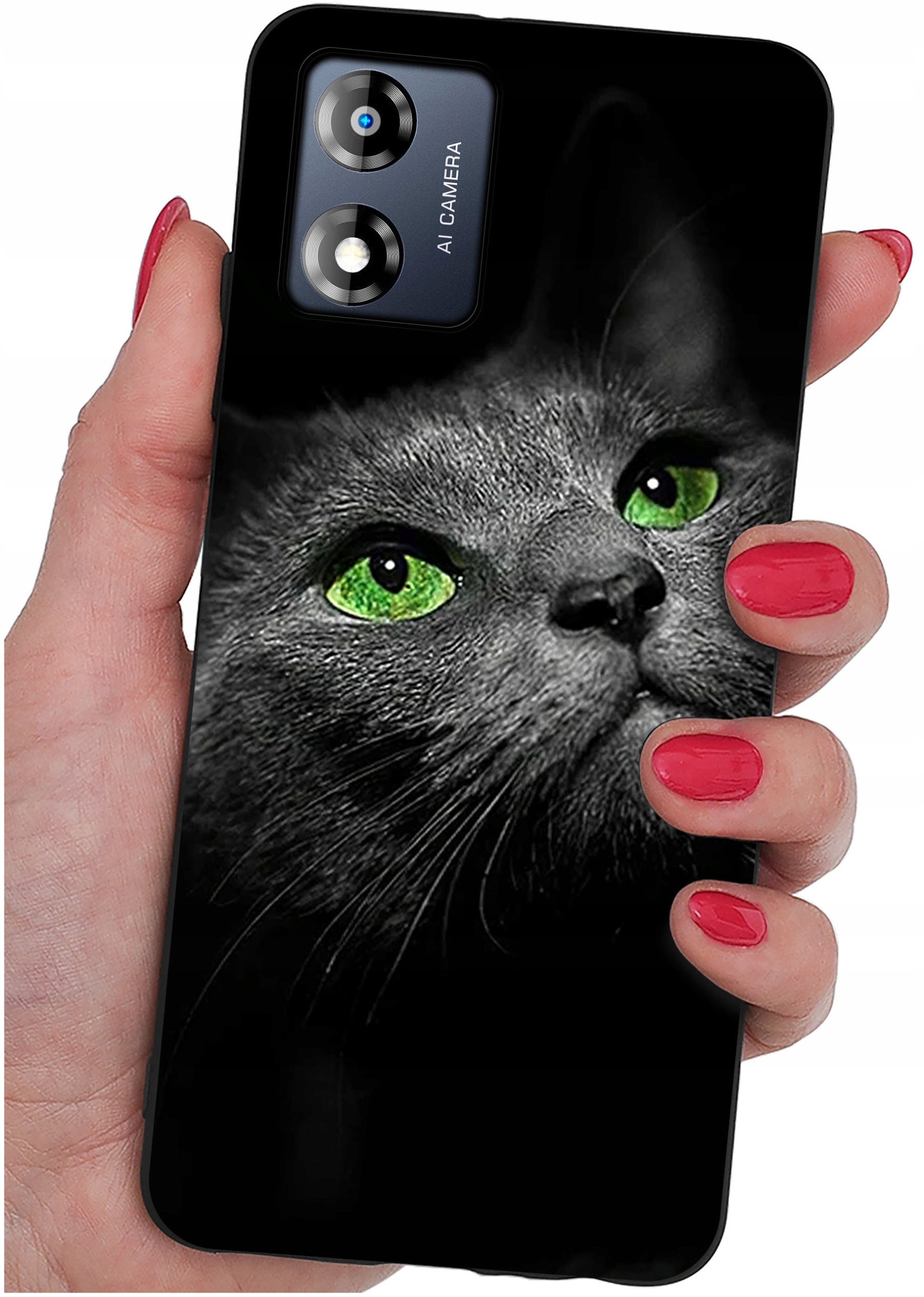 Etui do Motorola Moto E13 WZORY |SILIKONOWE MATT CASE + SZKŁO 9H