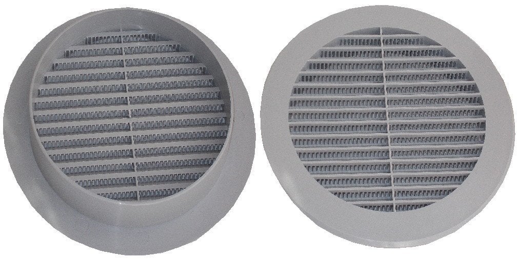GRILLE VENTILATION D100, GRAY