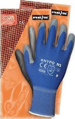 Reis Rękawice powlekane niebiesko-szare Rozmiar 9 RNYPO
