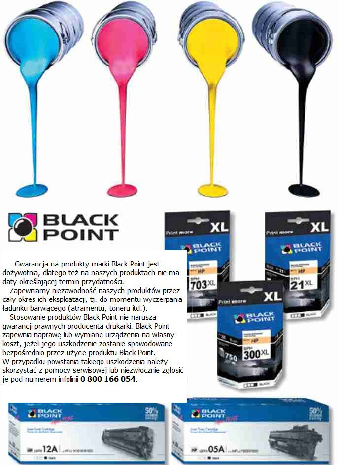 Black Point Rolka barwiąca IR40 czarna 5 szt (BRIR40N-B5)