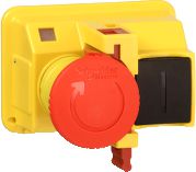 Schneider Electric Przycisk bezpieczeństwa do obudów czerwony przez obrót (GV2K04)