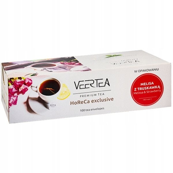 Herbata ziołowo-owocowa Veertea Melisa z truskawką 100x2g