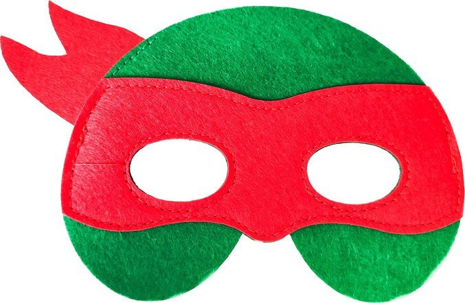 PRC FILCOWA MASKA RAPHAEL ŻÓŁWIE NINJA