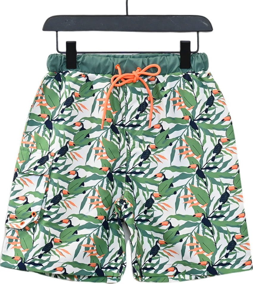 DucKsday Spodenki uv chłopięce z filtrem UPF 50+, Ducksday, Toucan, 146-152, 11-12 lat