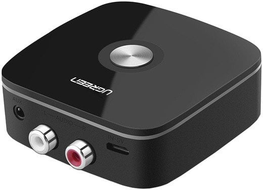 Adapter / odbiornik Bluetooth 5.1 UGREEN CM106 2x RCA, jack 3.5mm, aptX HD, USB-C (czarny)