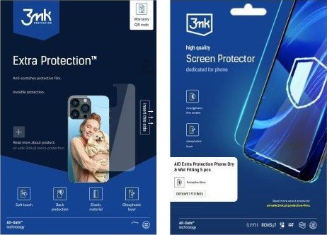 3MK 3MK All-In-One Extra Protection Phone laminat 5 szt.