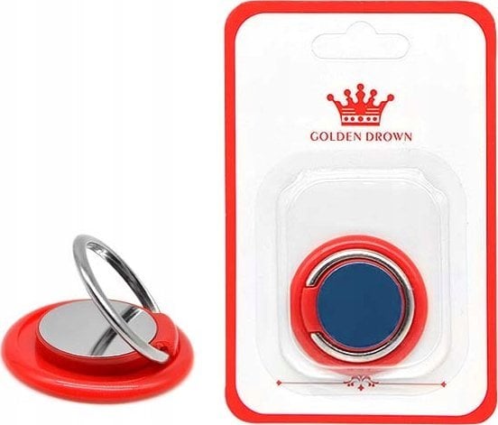 UCHWYT TELEFONU STOJAK PREMIUM UNIWERSALNY VEGA CZERWONY RING HOLDER