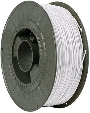 C-Tech C-TECH Nawój filamentowy (filament) ESSENTIAL LINE, PLA, biały, 1,75mm, 1kg