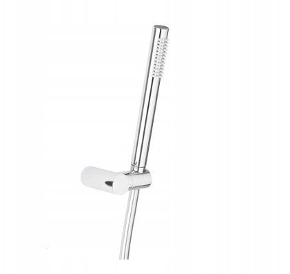 841-225-00 / KFA / MOZA / NATRYSK PUNKTOWY PREMIUM, UCHWYT PRZEGUBOWY ŚCIENNY + WĄŻ PVC 1500 MM, CHROM/