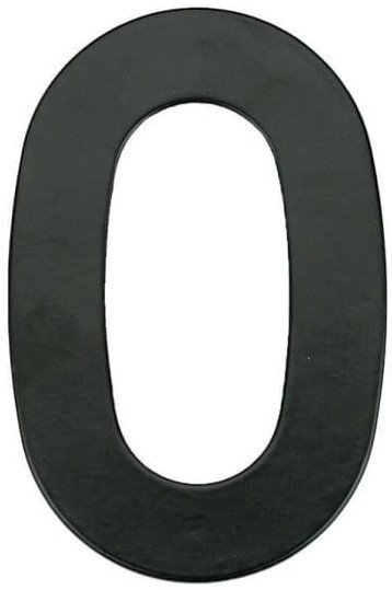 HOUSE NUMBER 0 MB-0 145MM BLACK