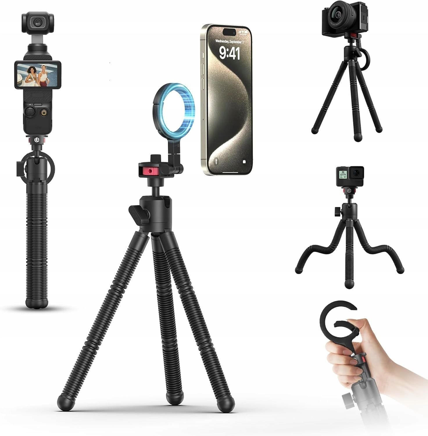 Statyw Magnetyczny Elastyczny Do Telefonu Iphone Magsafe + 1/4" / Ulanzi / Mt30